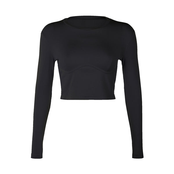 Blusa Acanalada Pecho Mujer - Básico Versátil Otoño Invierno