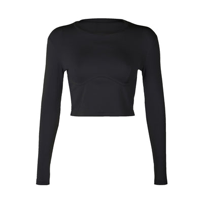 Blusa Acanalada Pecho Mujer - Básico Versátil Otoño Invierno - Image 2