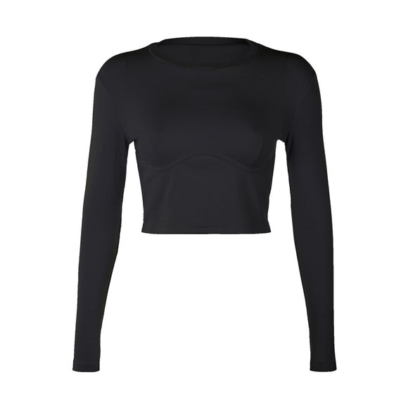 Blusa Acanalada Pecho Mujer - Básico Versátil Otoño Invierno