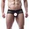 Calzoncillos Tipo Boxer de Malla Europeos y Americanos para Hombre en Talla Grande