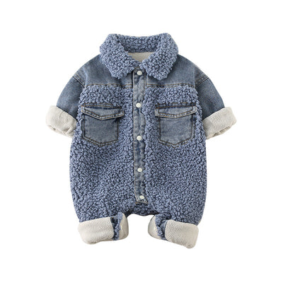Mameluco Denim para Bebé con Mangas Largas - Diseño Adorable para Paseos - Image 7