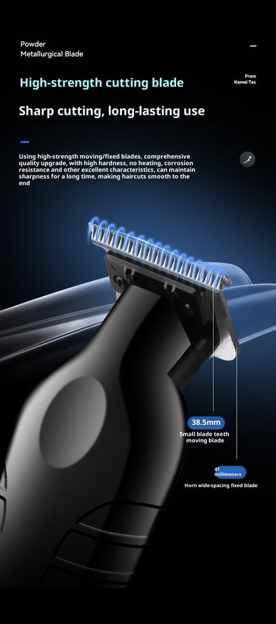 Cortadora de Cabello Profesional con Pantalla LCD y Cabezal de Aceite - Image 15