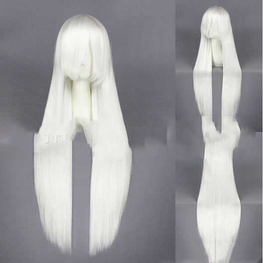 Extensiones de Cabello Liso 100cm Blanco Universal