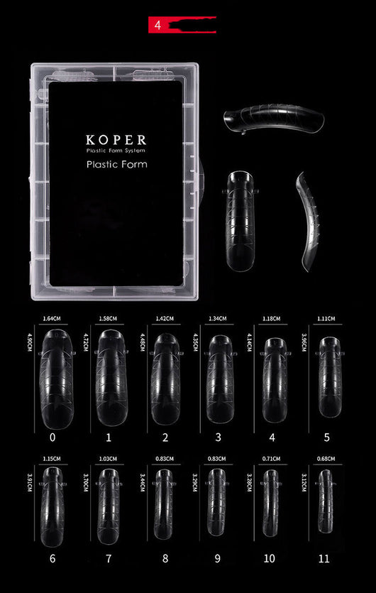 Molde de Uñas Postizas sin Papel de Soporte - Extensión de Acrílico Profesional - Image 16