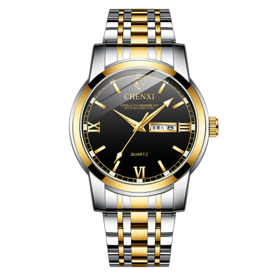 Reloj Acero Inoxidable Doble Calendario Luminoso Resistente al Agua - Image 13