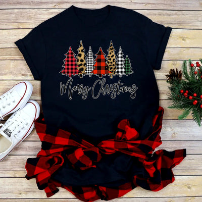 Playera Navideña Roja Unisex - Diseño Comercio Exterior - Image 46