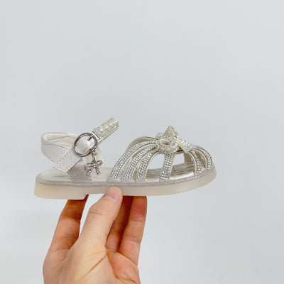 Sandalias Princesa con Moño y Strass Brillante - Image 5