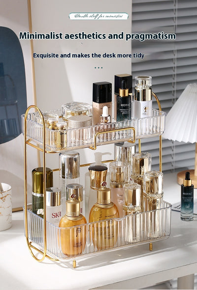 Organizador de Cosméticos y Accesorios de Baño con Estantes Dobles - Image 15
