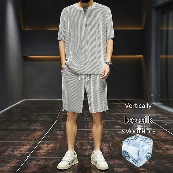 Conjunto Deportivo Hombre Verano: Playera y Shorts Ligeros de Secado Rápido