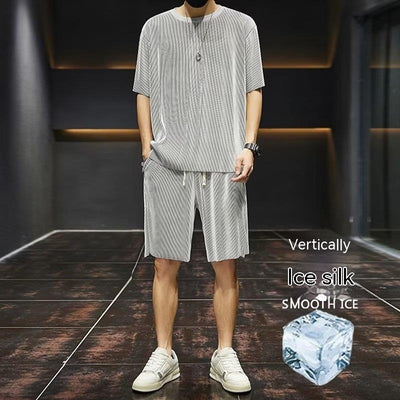 Conjunto Deportivo Hombre Verano: Playera y Shorts Ligeros de Secado Rápido - Image 2