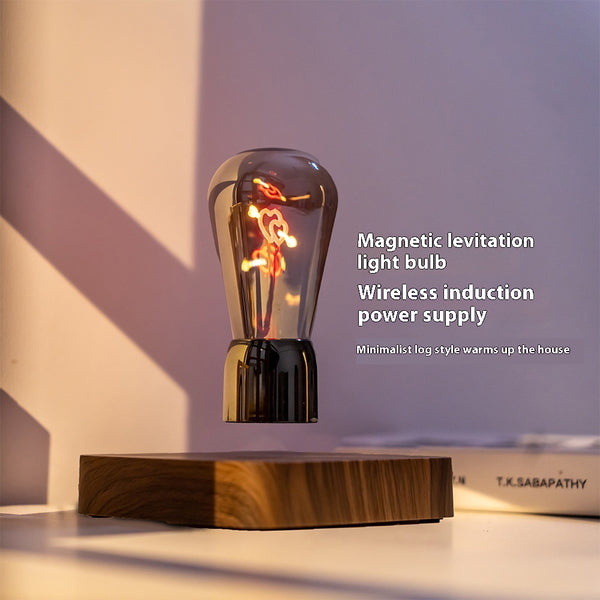 Lámpara de Escritorio con Bombilla Flotante Magnética - Luz Nocturna Decorativa