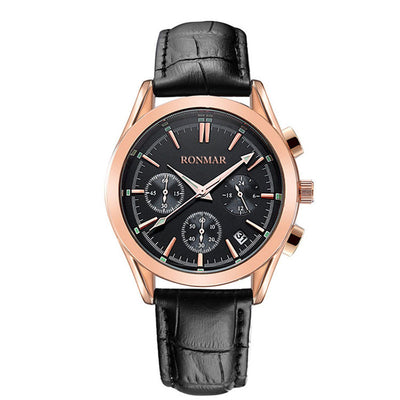 Reloj Casual Luminoso Resistente al Agua con Correa de Cuero - Image 14
