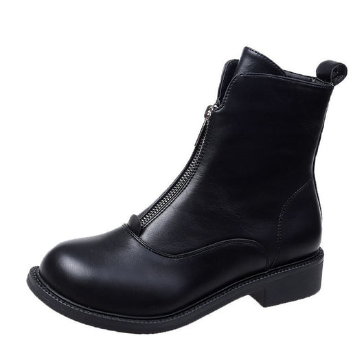 Botines de Tacón Alto con Cierre Frontal Estilo Británico - Image 15
