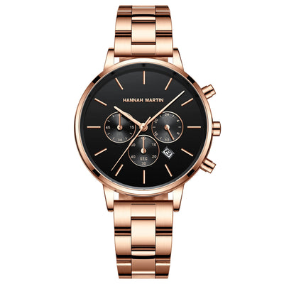 Reloj de Acero Inoxidable con Cadena Mariposa y Doble Cierre - Image 16