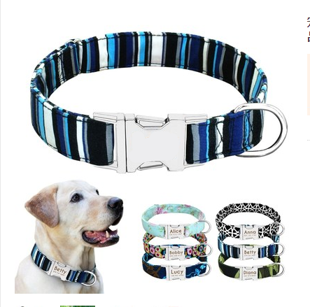 Collar Personalizado para Perros y Gatos con Placa de Identificación Antiextravío - Image 32