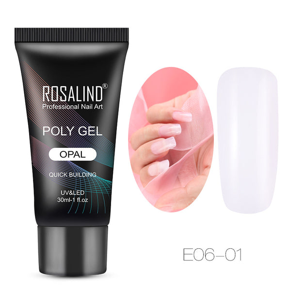 Molde de Uñas de Cristal para Extensiones