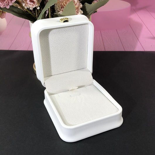 Joyero Blanco con Diseño de Corona Ajustable - Image 5