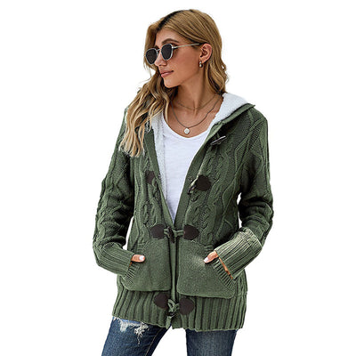 Abrigo Sudadera con Capucha de Polar Cálido de Manga Larga - Image 4