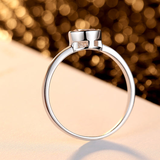 Anillo de Plata Elegante Ruili para Compromiso - Image 4