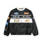 Chaqueta de Cuero Estilo Locomotora para Hombre - Traje de Carreras
