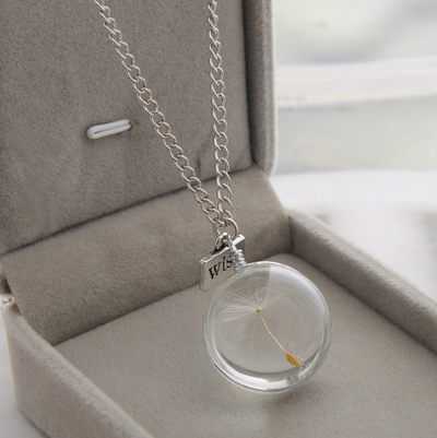Dije Flor de Diente de León en Joyería de Moda