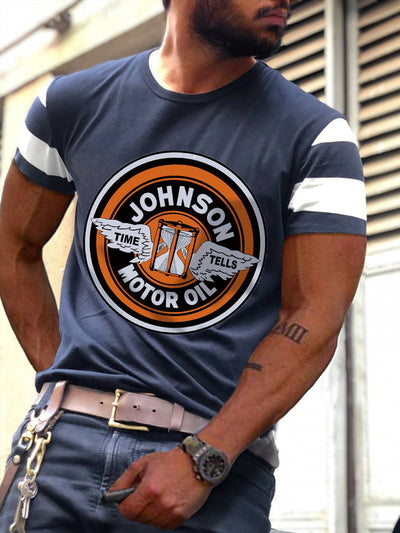 Playera Deportiva Ajustada para Hombre con Estampado Moderno - Image 8