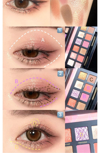 Paleta de Sombras Doce Colores Ojos de Animales - Image 18