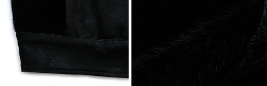 Chaqueta de Cuero Corta con Remaches y Bordado - Image 4