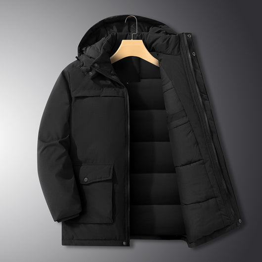 Chaqueta Gruesa para Hombre con Capucha Desmontable - Image 2