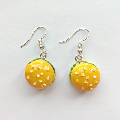 Aretes Divertidos de Hamburguesa Creativa - Image 3