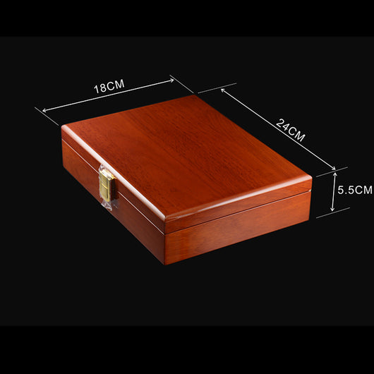 Caja de Almacenamiento de Lujo para Gemelos y Anillos con Acabado Piano - Image 12