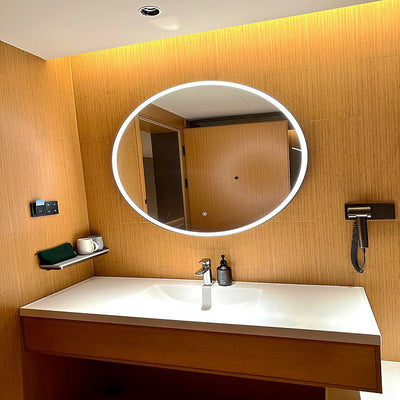 Espejo de Baño Inteligente con Marco de Aluminio y Luz LED