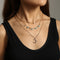 Collar Turquesa con Estrellas en Capas