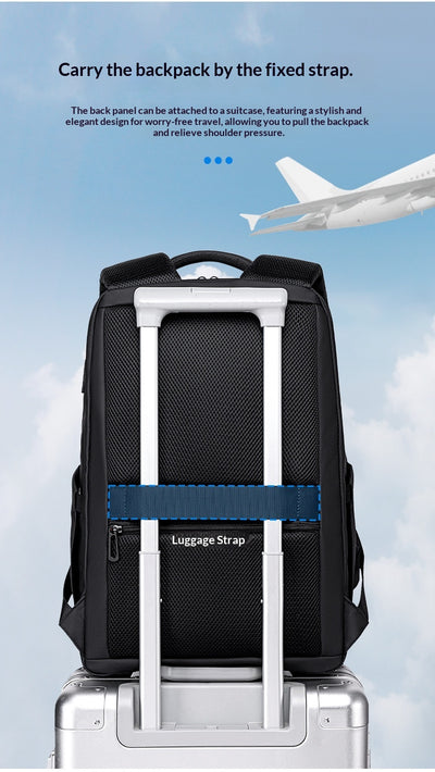 Mochila Casual Minimalista para Hombre - Ideal para Trabajo y Viajes - Image 11