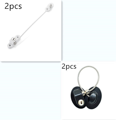Cerradura de Seguridad para Ventanas con Cadena - Protector Multifuncional para Bebés y Hogar - Image 25