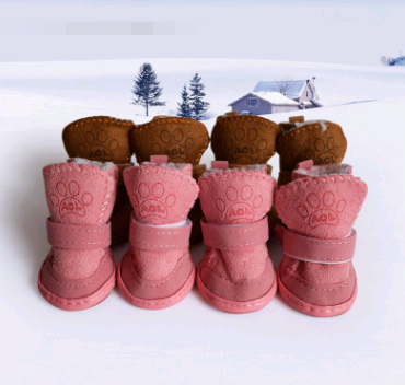 Botines para Perros de Piel de Cordero - Zapatos Cálidos para Nieve - Image 3