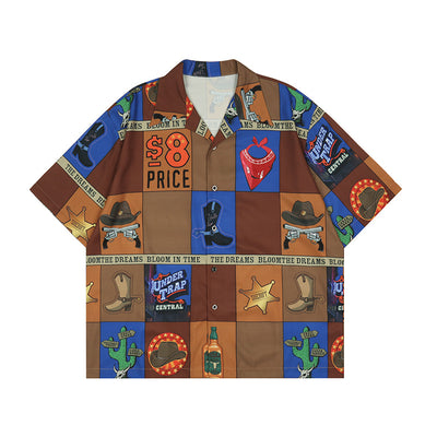Camisetas Holgadas de Manga Corta para Hombre