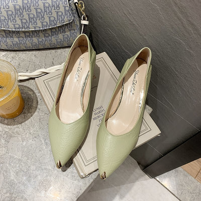 Zapatos de Trabajo Stiletto con Punta Metálica para Mujer - Otoño - Image 11