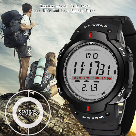 Reloj Deportivo Inteligente Pantalla Grande Resistente al Agua para Montaña y Aventura