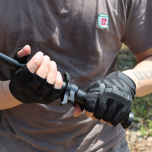 Guantes Tácticos Deportivos Mitad Dedo - Agarre Antideslizante para Montaña y Fitness - Image 3