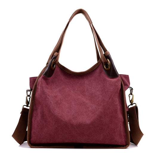 Bolsa de Lona Retro para Mujer - Bandolera Portátil Estilo Vintage - Image 13