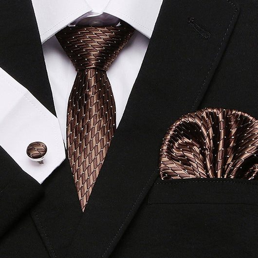 Traje Tres Piezas para Hombre Serie Flor de Anacardo con Corbata - Image 34