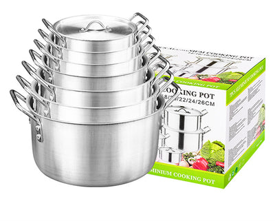 Juego de Ollas de Aluminio 7 Piezas - Batería de Cocina Profesional - Image 10