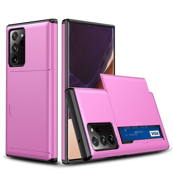Funda Protectora Deslizante con Tarjetero para Celular