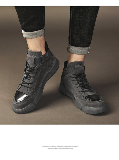 Zapatillas Deportivas Retro Británicas con Alzas Invisibles para Hombre - Image 24