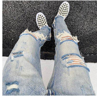 Pantalón Denim Rotos Estilo - Image 3