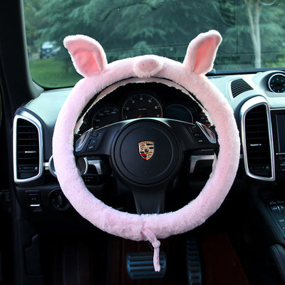 Funda para Volante con Orejas de Gato de Felpa Suave - Image 4