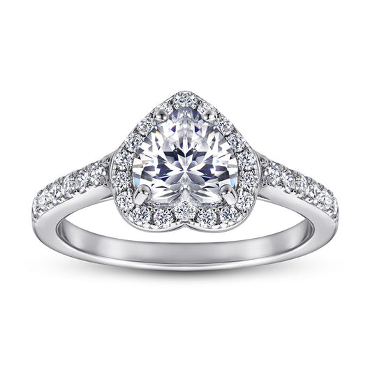 Anillo de Corazón en Plata 925 con Circonita - Elegancia y Brillo Duradero - Image 2