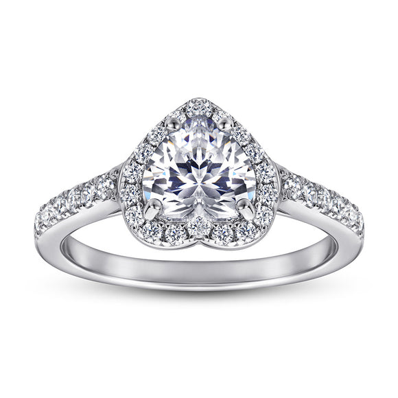 Anillo de Corazón en Plata 925 con Circonita - Elegancia y Brillo Duradero