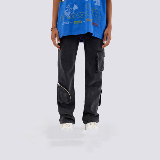 Jeans Casuales Holgados de Corte Recto para Hombre - Image 8